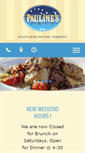 Mobile Screenshot of paulinescafe.com